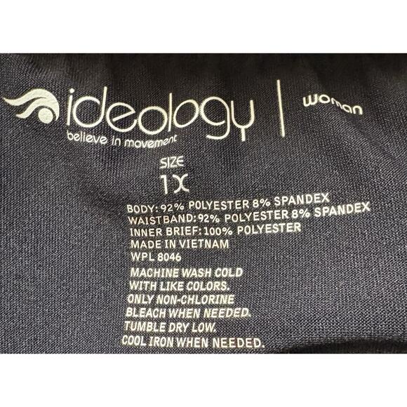 Ideology Women’s Striped Colorful Athletic Shorts Size 1X - Picture 3 of 3